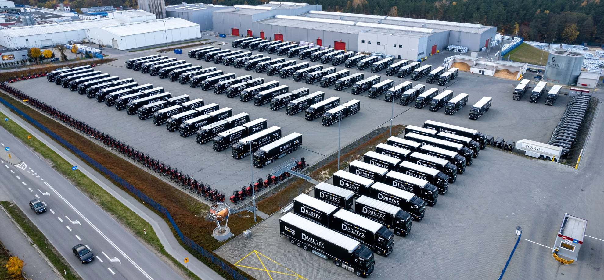 De nouveaux camions de Drutex circulent déjà en Europe.