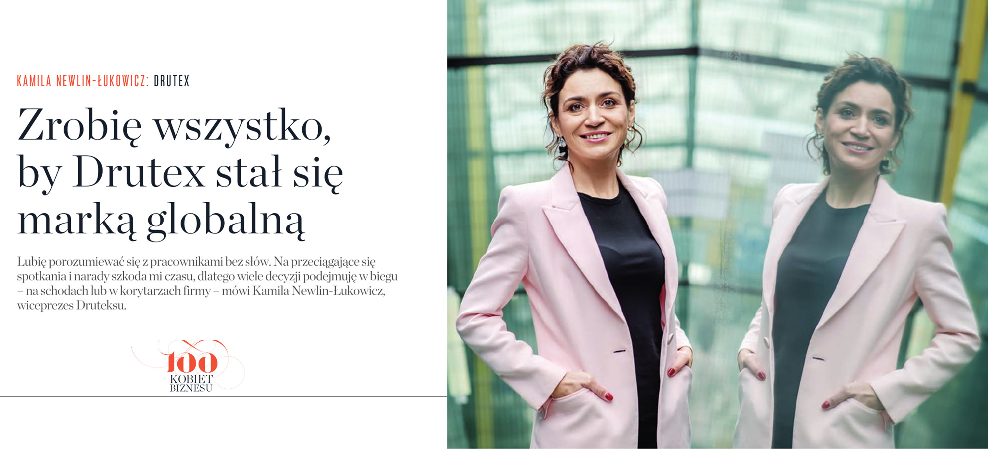 Kamila Newlin-Łukowicz est une « Femme d'affaires de l'année 2021 »