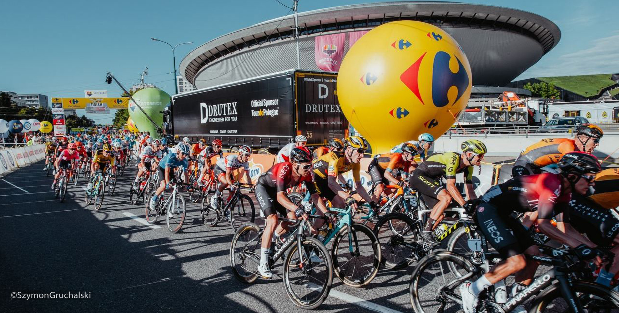 DRUTEX SA - sponsor officiel  du Tour de Pologne