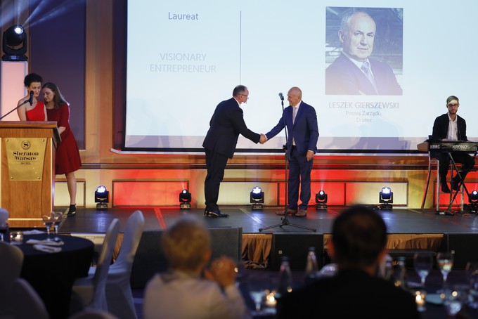 Leszek Gierszewski the winner of the „European Leadership Awards”