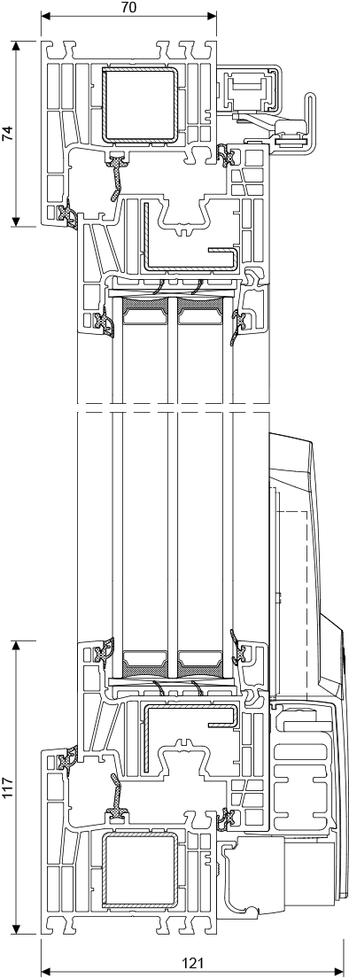 Iglo Expert PSK dimensions