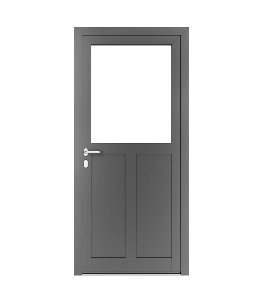 Spacers in aluminium doors