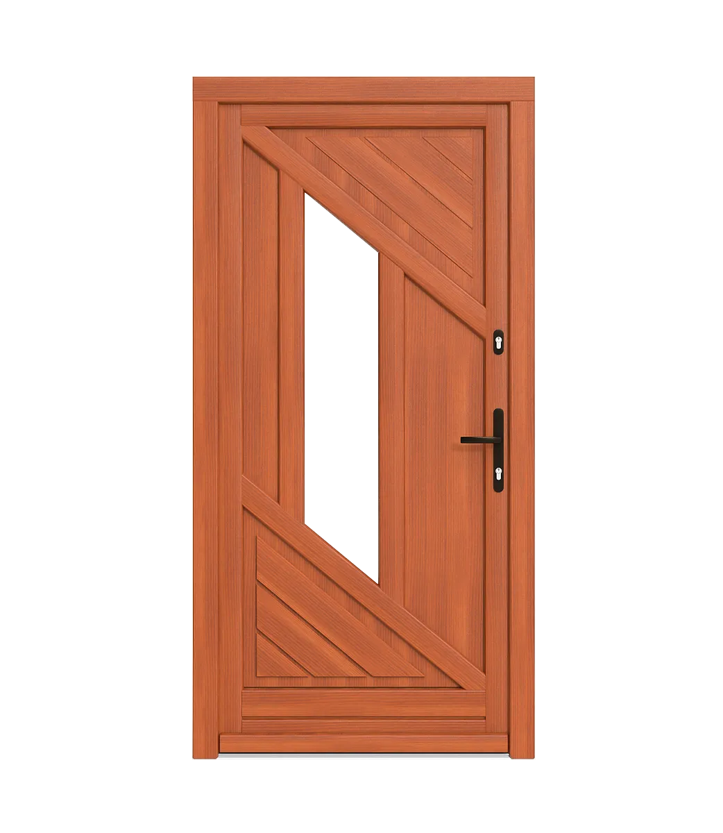 Spacers in wooden doors