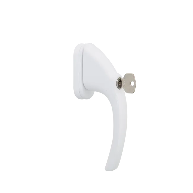 Window handle with a key IE (white)