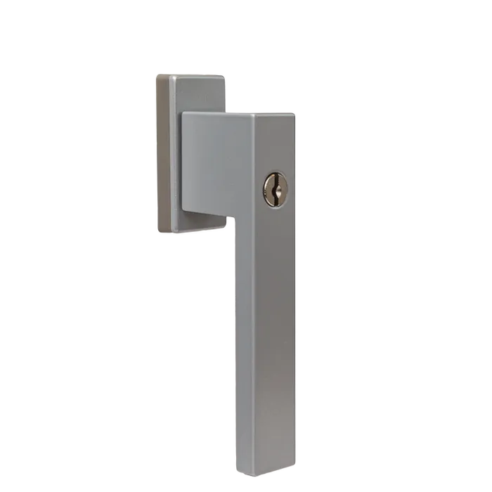 Window handle with a key - DUBLIN(silver)